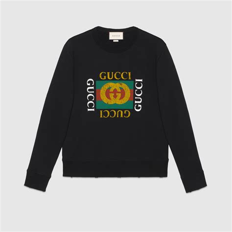 felpa gucci nera uomo|Felpe Gucci da uomo .